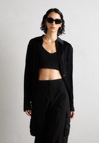 Anna Field Wide Fit Sabrinas com tira no tornozelo - black