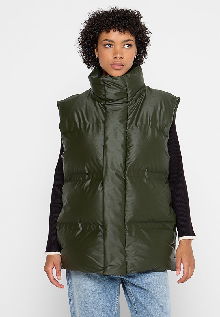 Rains Bodywarmer donkergroen