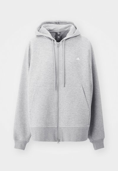 adidas by Stella McCartney Felpa con zip - medium grey heather