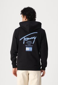 Tommy Jeans TWIST  - Zip-up sweatshirt - black