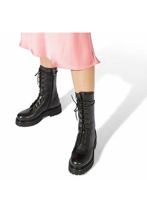 Scarosso CARA  - Botas con cordones - black  calf