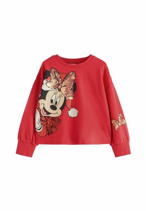 CHRISTMAS LICENSE  - Sweatshirt - red sequin minnie mouse