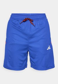 Unselected, semi lucid blue/white/pure ruby