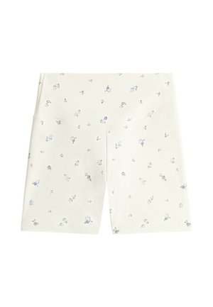 OYSHO, EVERMOVE HIGH-RISE 10CM HOT PANT LEGGINGS - Legging (type pantalon) - white