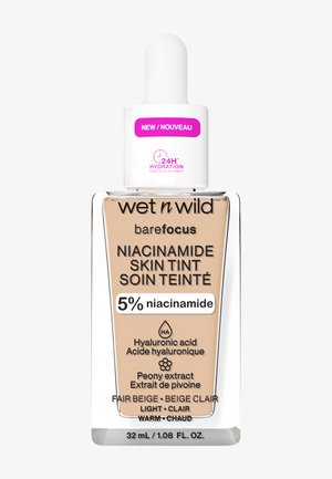 WET N WILD BARE FOCUS NIACINAMIDE SKIN TINT - Hydratant teinté - fair beige