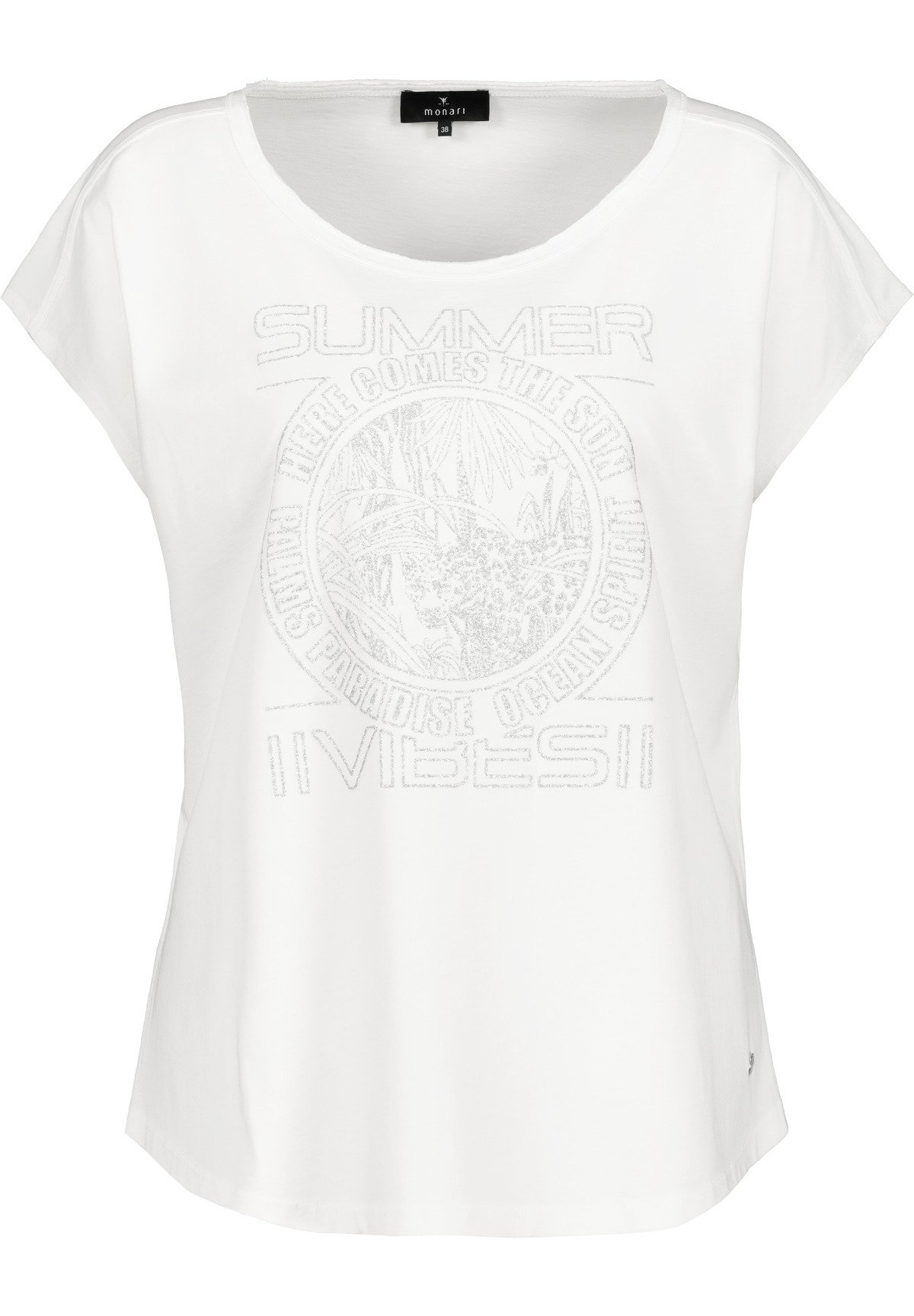 Monari T-Shirt print - weiß - Zalando.de