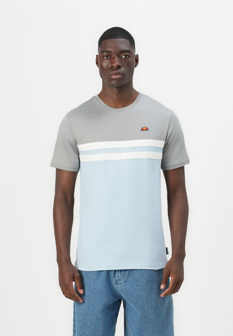 Ellesse ATREI TEE - T-shirts med print - grey/multi-coloured