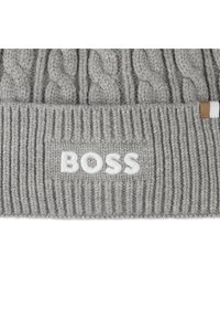 BOSS Kidswear Pletena kapa - chine grey