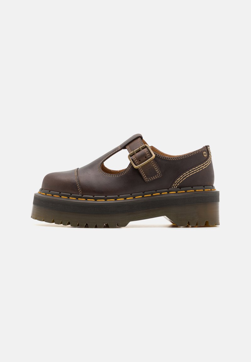 Dr. Martens - BETHAN - Loaferit/pistokkaat - dark brown, Suurenna