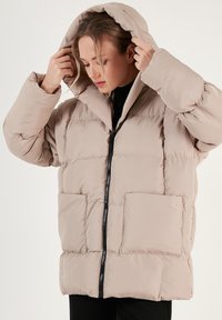 LOOSE FIT - Žieminis paltas - stone