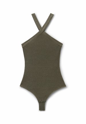 Intimissimi, RIBBED LAMÉ CROSSOVER - Body - green
