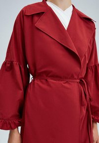 Touché Privé SIDE SLIT  - Klasický kabát - burgundy