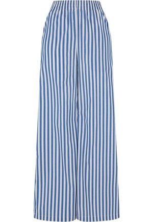 STRIPED LOOSE - Pantaloni - white blue