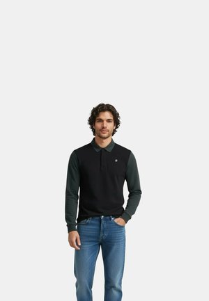 LIVIO LONG-SLEEVED   - Polo - black