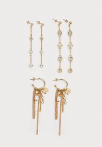 3 PACK - Boucles d'oreilles - shiny gold-coloured