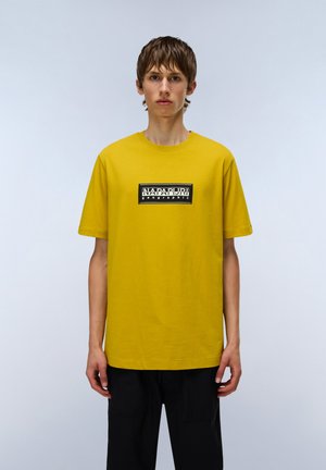 LOGO - Print T-shirt - gold flake yo