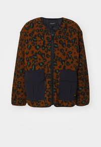 DEVIN LINER - Jakna iz flisa - camo leo jacquard, tamarind/black