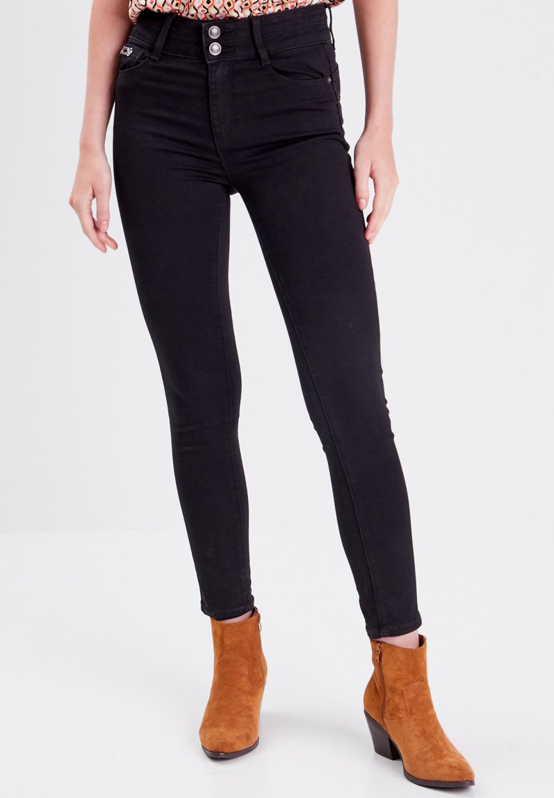 Cache Cache Jeans Skinny Fit - denim noir/dark-blue denim - Zalando.de