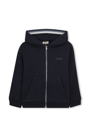 KAPUZENPULLI MIT REISSVERSCHLUSS - Sweat zippé - bleu de chine