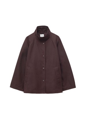 & OTHER STORIES, & OTHER STORIES CORDUROY-COLLAR JACKET - Veste légère - dark brown