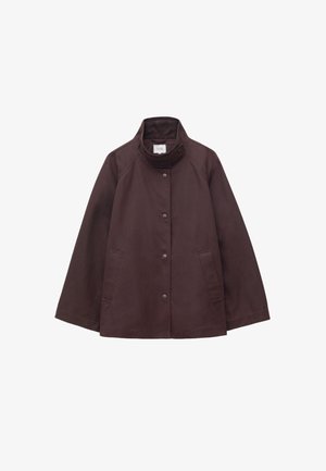 & OTHER STORIES, & OTHER STORIES CORDUROY-COLLAR JACKET - Veste légère - dark brown