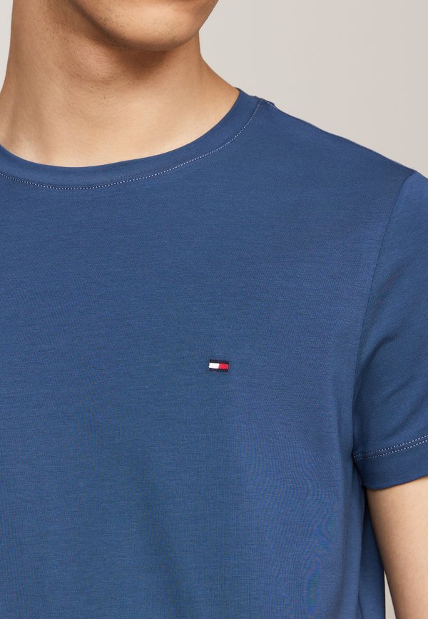 STRETCH SLIM FIT TEE - Basic T-shirt - aegean sea2