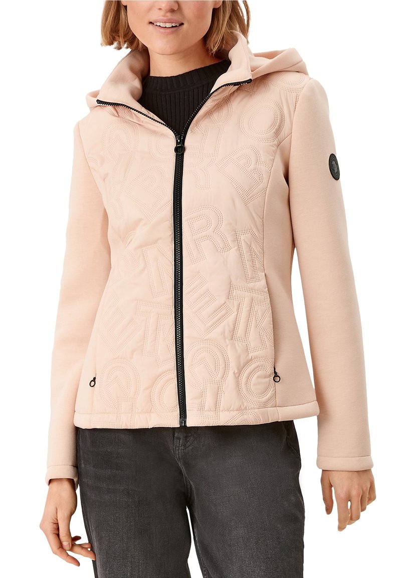 Damen Leichte Jacken | s.Oliver MATERIALMIX Übergangsjacke peach/offwhite - NE99945 Damen Leichte Jacken | s.Oliver MATERIALMIX Übergangsjacke peach/offwhite - NE99945