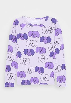 FLUFFY DOG UNISEX - Long sleeved top - purple