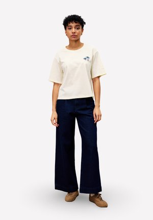 KISHU - Wide Leg - bleu nuit