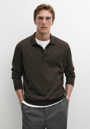 Massimo Dutti, Poloshirts - khaki