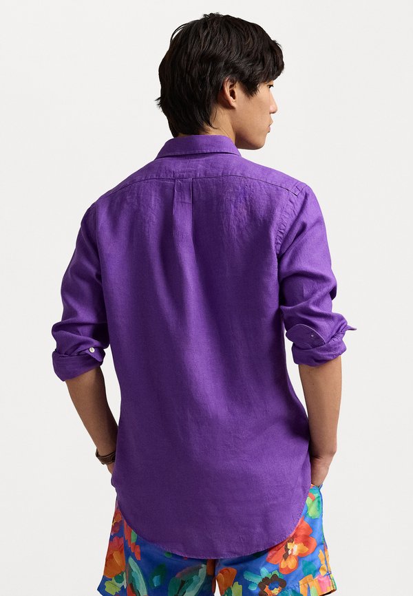 CUSTOM FIT LINEN SHIRT - Shirt - tie purple2