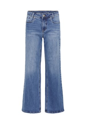 My Essential Wardrobe LOUIS HIGH WIDE - Straight leg jeans - medium blue wash