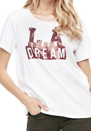 Print T-shirt - white