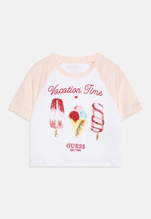 JUNIOR CROP - T-shirts med print - elegant pink
