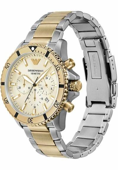 Emporio Armani ANALOG QUARZ - Ure - silberfarben