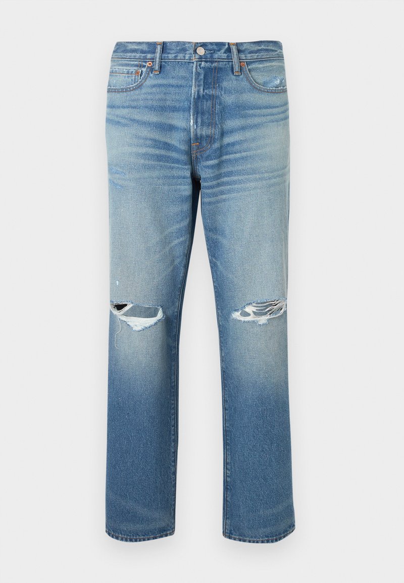Abercrombie & Fitch Wijde jeans blauw denim/bluedenim