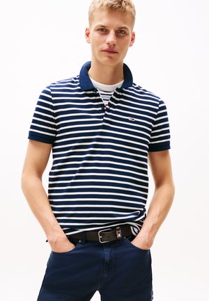 PLACKET  - Polo - dark night navy/ecru