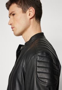 BOSS JOLUR - Chaqueta de cuero - black