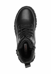 s.Oliver Stivaletti stringati - black nappa