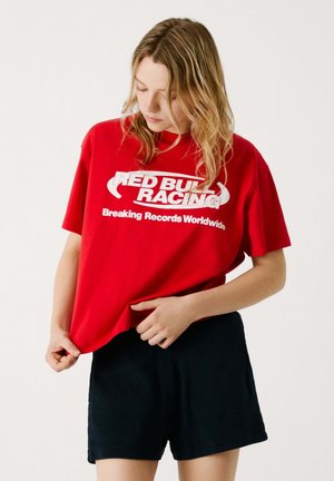 Print T-shirt - mars red