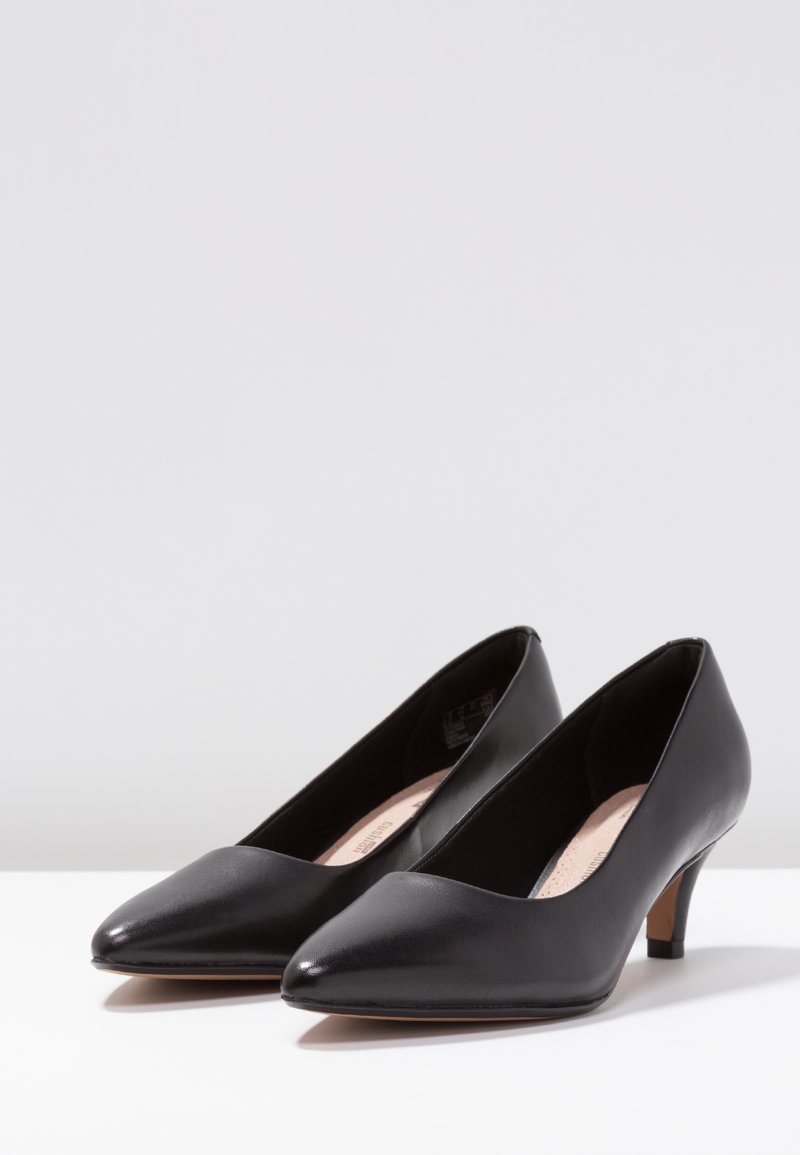 Escarpins Ballerines Clarks Pour Fille - Taille UK 1,5F (environ Pointure Enfant), Marine, Cuir, Neufs