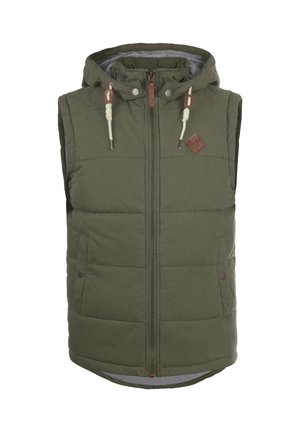 Solid, SDDRY HOODED - Veste sans manches - ivy green
