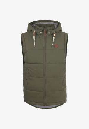 Solid, SDDRY HOODED - Veste sans manches - ivy green