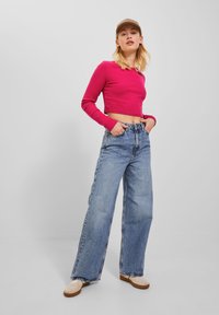 JJXX JXFELINE  - Topper langermet - cerise