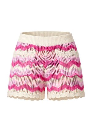 South Beach, CROCHET ZIG ZAG - Shorts - pink