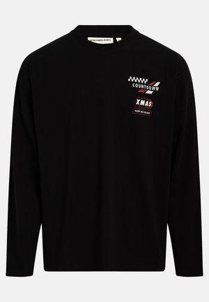 Redefined Rebel, CLAYTON TEE BOXY FIT - T-shirt à manches longues - black