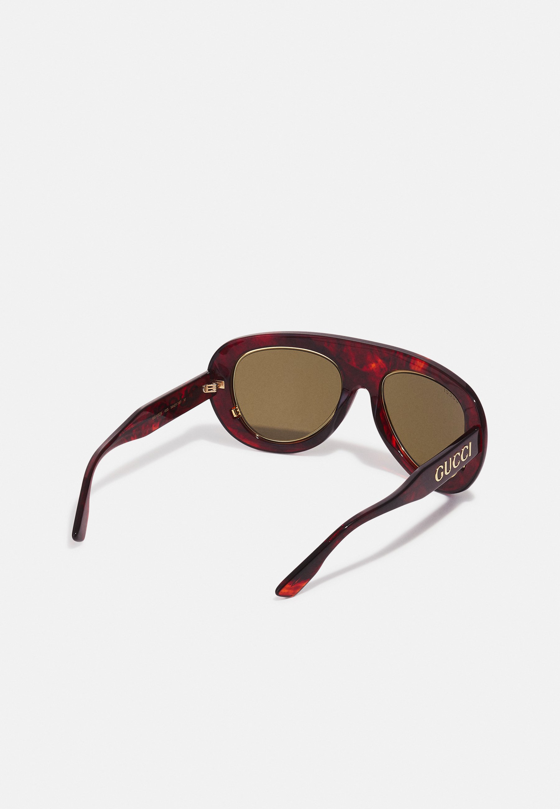 Gucci UNISEX - Sunglasses - havana/havana/green/dark brown - Zalando.co.uk