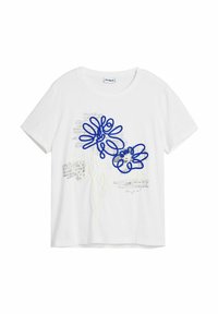 FLORAL LACE - T-Shirt print - beige