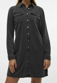 Vero Moda Jeansklänning - black denim