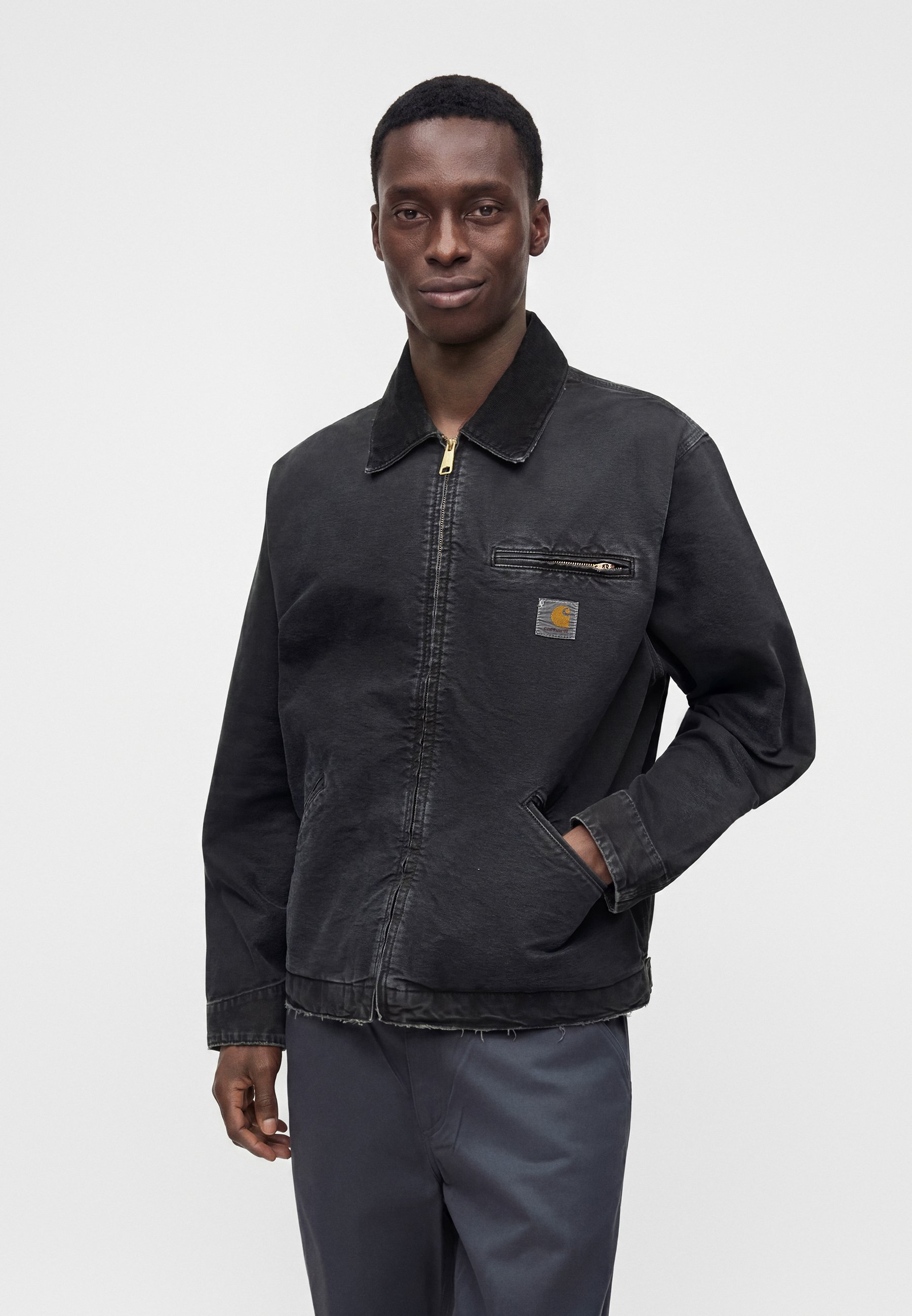 Carhartt WIP DETROIT JACKET - Skraistė - black/juoda - Zalando.lt